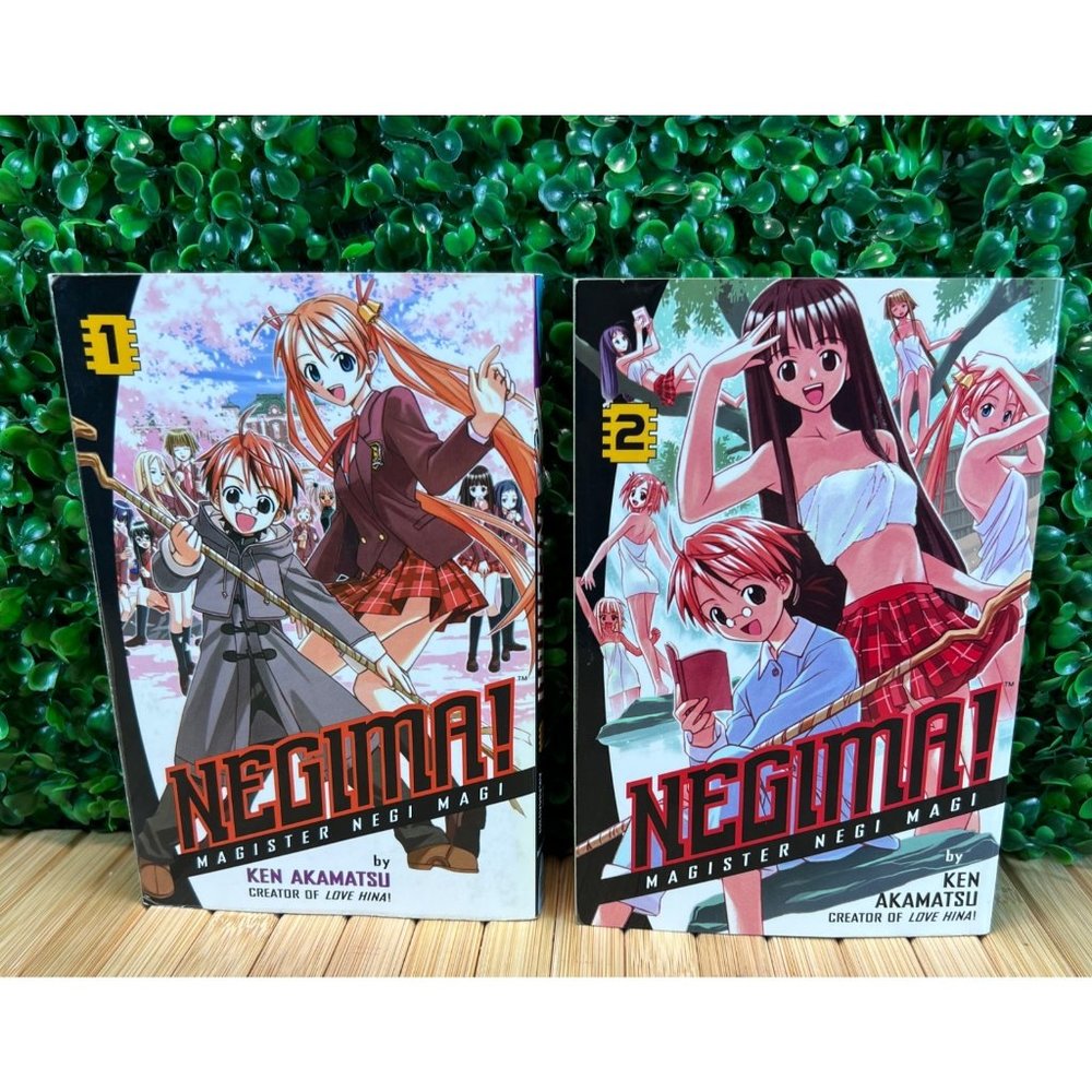 Negima! Manga Vol 1 & 2 Magister Negi Magi by Akamatsu, Ken Manga Manga English